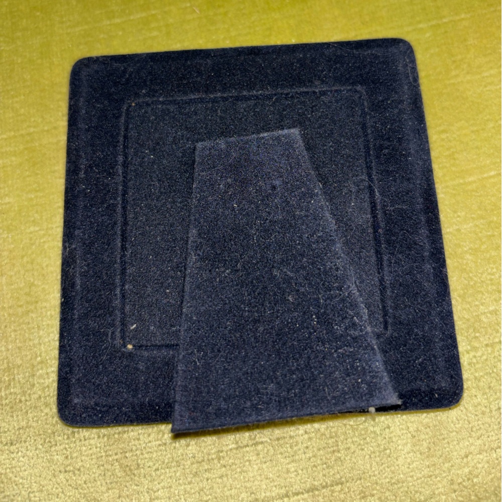 Italian Sterling Silver Frame W/ Velvet Back Stamped 925 * FI 1678 - Picture 7 of 8